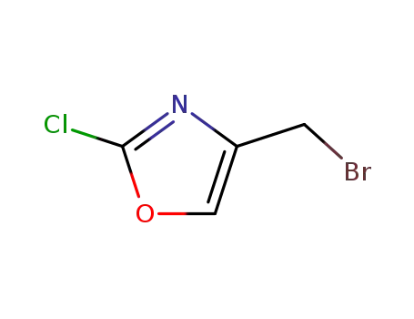 Molecular Structure of 706789-08-4 (4-(BROMOMETHYL)-2-CHLOROOXAZOLE)