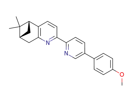 (1R,9R)-5-[5-(4-Methoxy-phenyl)-pyridin-2-yl]-10,10-dimethyl-6-aza-tricyclo[7.1.1.0<sup>2,7</sup>]undeca-2<sup>(7)</sup>,3,5-triene