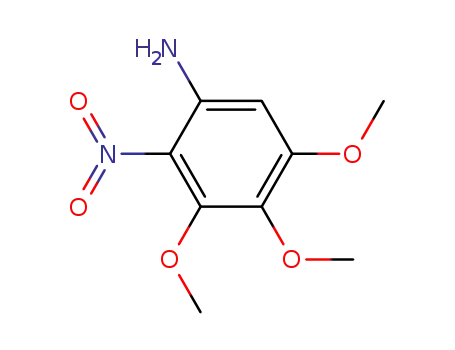 Benzenamine, 3,4,5-trimethoxy-2-nitro-