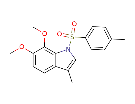1H-Indole, 6,7-dimethoxy-3-methyl-1-[(4-methylphenyl)sulfonyl]-