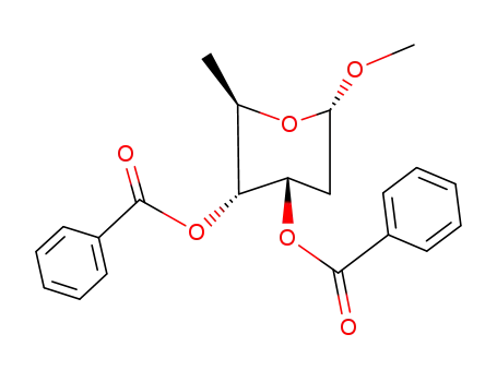 methyl 3,4-di-O-benzoyl-2,6-dideoxyhexopyranoside