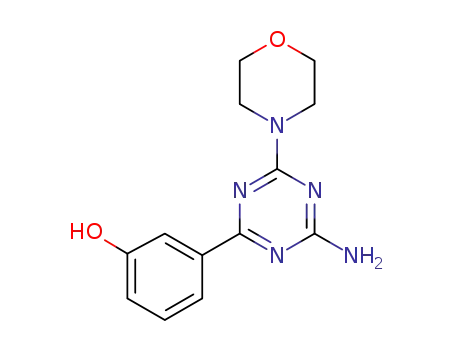 3-(4-amino-6-morpholino-1,3,5-triazin-2-yl)phenol
