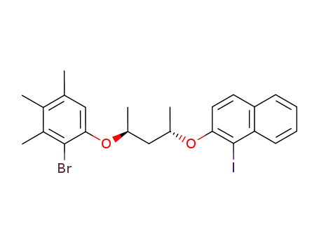 (2S,4S)-4-(α-iodo-β-naphthyloxy)-2-(2-bromo-3,4,5-trimethylphenyloxy)pentane