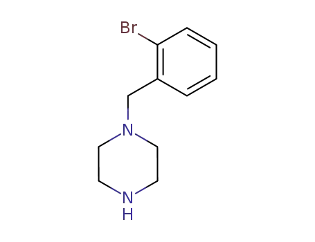 Molecular Structure of 298705-59-6 (1-(2-BROMOBENZYL)-PIPERAZINE)