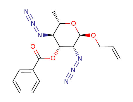 allyl 2,4-diazido-3-O-benzoyl-2,4,6-trideoxy-α-L-mannopyranoside