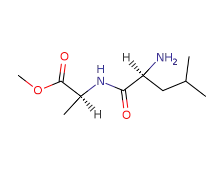 Molecular Structure of 84728-05-2 (L-Alanine, N-L-leucyl-, methyl ester)
