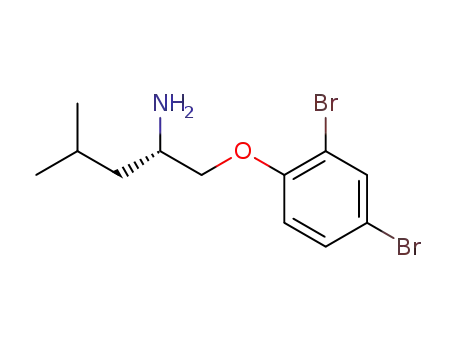 (1S)-(2,4-dibromophenoxymethyl)-3-methylbutylamine