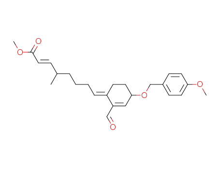 (E)-8-[2-Formyl-4-(4-methoxy-benzyloxy)-cyclohex-2-en-(E)-ylidene]-4-methyl-oct-2-enoic acid methyl ester
