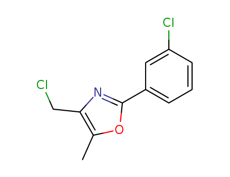 4-(CHLOROMETHYL)-2-(3-CHLOROPHENYL)-5-METHYLOXAZOLE