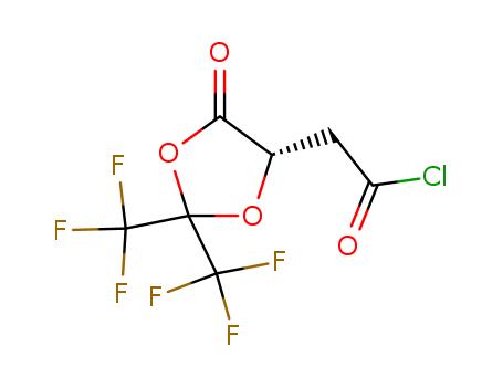 1,3-Dioxolane-4-acetyl chloride, 5-oxo-2,2-bis(trifluoromethyl)-, (4S)-