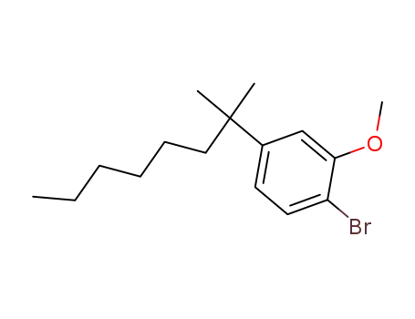 1-bromo-4-(1,1-dimethylheptyl)-2-methoxybenzene