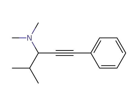 Molecular Structure of 718-30-9 (1-Pentyn-3-amine, N,N,4-trimethyl-1-phenyl-)