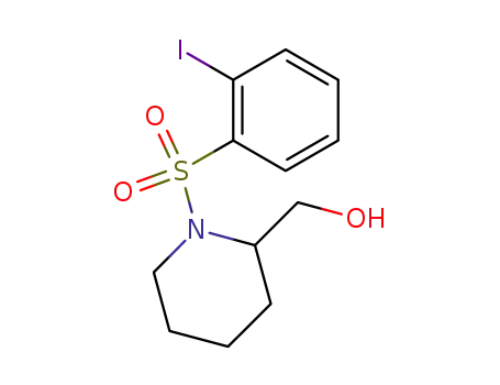 2-hydroxymethyl-1-(2-iodophenylsulfonyl)piperidine