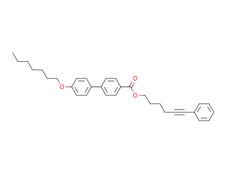 6-{[(4'-heptyloxy-4-biphenylyl)carbonyl]oxy}-1-phenyl-1-hexyne