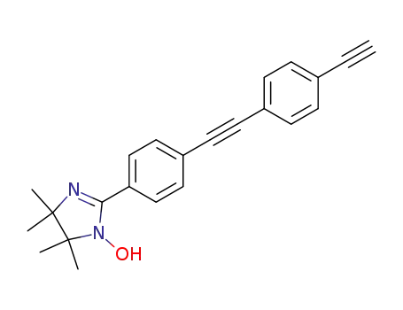 2-[4-(4-ethynyl-phenylethynyl)-phenyl]-4,4,5,5-tetramethyl-4,5-dihydro-imidazol-1-ol