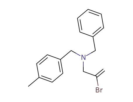 Benzenemethanamine,
N-(2-bromo-2-propenyl)-4-methyl-N-(phenylmethyl)-