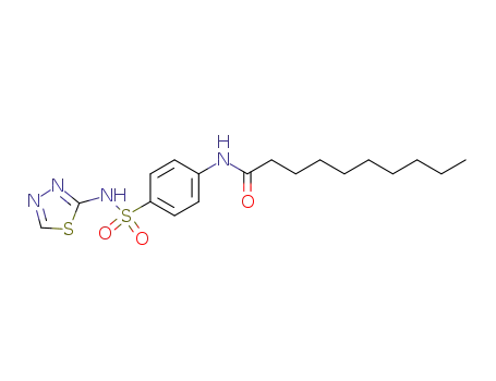 N-(4-(N-(1,3,4-thiadiazol-2-yl)sulfamoyl)phenyl)decanamide