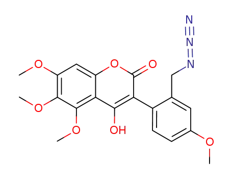 3-(2-azidomethyl-4-methoxyphenyl)-4-hydroxy-5,6,7-trimethoxychromen-2-one