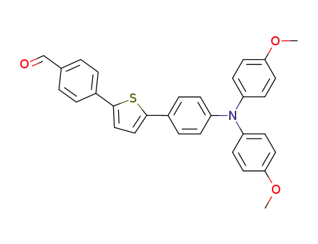 p-(5-(p-(di(4-methoxyphenyl)amino)phenyl)thiophen-2-yl)benzaldehyde