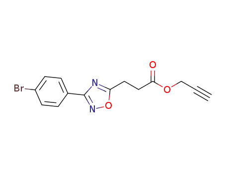 3-[3-(4-bromophenyl)-1,2,4-oxadiazol-5-yl]propionic acid prop-2-ynyl ester