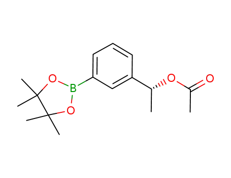 (R)-1-(3-(4,4,5,5-tetramethyl-1,3,2-dioxaborolan-2-yl)phenyl)ethyl acetate