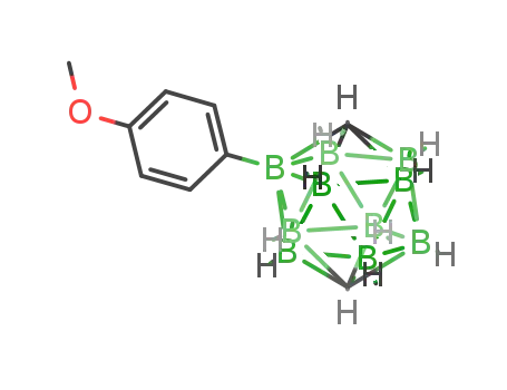 Molecular Structure of 488857-21-2 (2-para-methoxyphenyl-p-carborane)