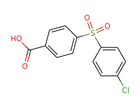 Molecular Structure of 37940-65-1 (4-[(4-Chlorophenyl)sulfonyl]benzoic acid)