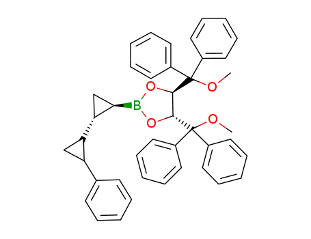 (1'R,2'R,4R,5R)-4,5-bis(methoxydiphenylmethyl)-2-[2'-(2''-phenylcyclopropyl)cyclopropyl]-1,3,2-dioxaborolane