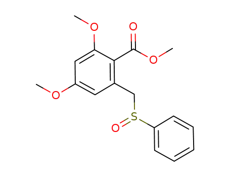 methyl 2,4-dimethoxy-6-[(phenylsulfinyl)methyl]benzoate