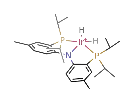 Molecular Structure of 872682-19-4 ([IrH<sub>2</sub>(bis(2-(diisopropylphosphino)-4-methylphenyl)amide)])