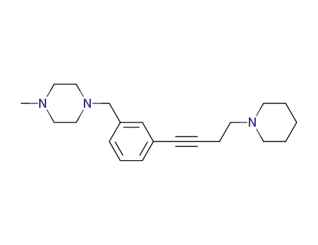 1-methyl-4-[3-(4-piperidin-1-ylbut-1-ynyl)benzyl]piperazine