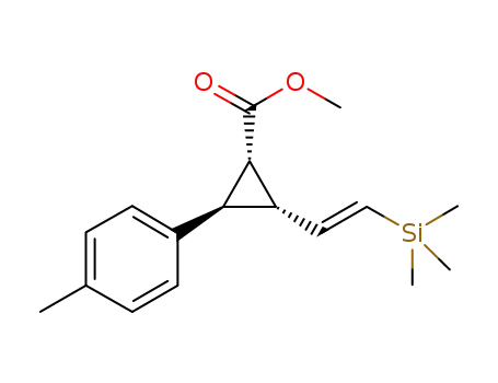 (1R,2R,3R)-1-methoxycarbonyl-trans-2-(4-methylphenyl)-cis-3-[(E)-2-(trimethylsilyl)vinyl]cyclopropane