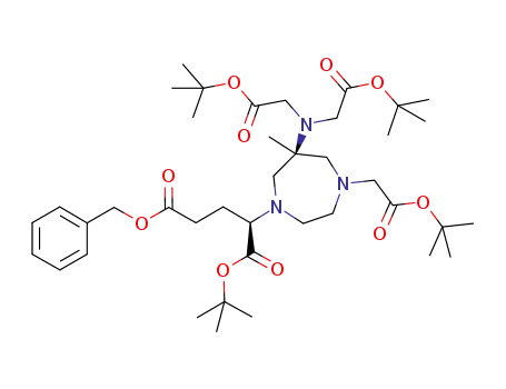 (1'R,6S)-(1'-tert-butoxycarbonyl-3'-benzyloxycarbonylpropyl)-4-tert-butoxycarbonylmethyl-6-bis(tert-butoxycarbonylmethyl)amino-6-methylperhydro-1,4-diazepine