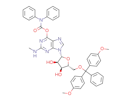 5'-O-(4,4'-dimethoxytrityl)-2-N-methyl-6-O-(diphenylcarbamoyl)guanosine