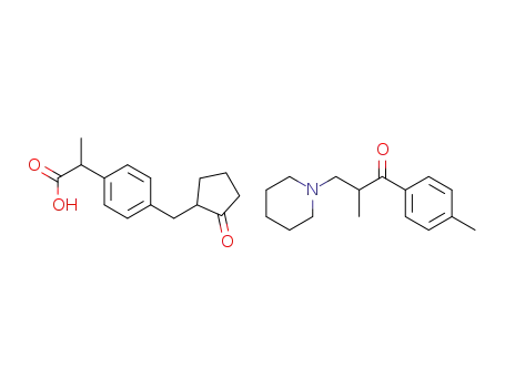 Molecular Structure of 1043449-71-3 (loxoprofen tolperisone salt)