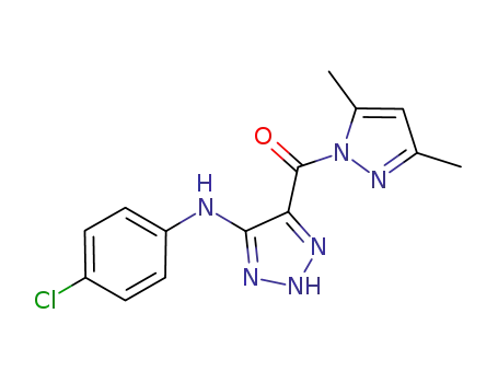 [5-(p-chlorophenylamino)-2H-1,2,3-triazol-4-yl]-(3,5-dimethyl-1H-pyrazol-1-yl)methanone