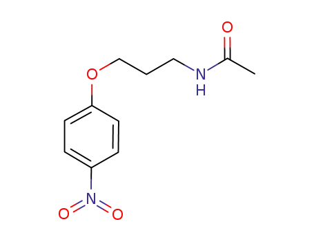 Molecular Structure of 22404-14-4 (N-[3-(4-nitrophenoxy)propyl]acetamide)
