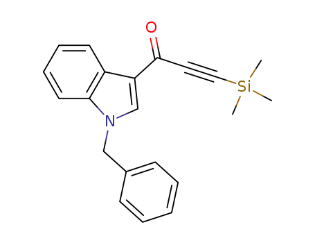 1-(1-benzyl-1H-indol-3-yl)-3-(trimethylsilyl)prop-2-yn-1-one