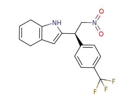 (R)-2-(2-nitro-1-(4-(trifluoromethyl)phenyl)ethyl)-4,7-dihydro-1H-indole
