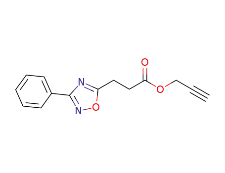 3-(3-phenyl-1,2,4-oxadiazol-5-yl)propionic acid prop-2-ynyl ester