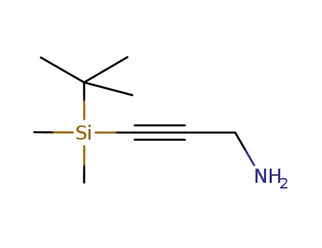 Molecular Structure of 918871-48-4 (2-Propyn-1-amine, 3-[(1,1-dimethylethyl)dimethylsilyl]-)