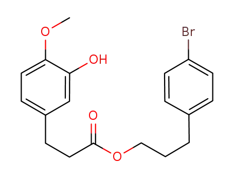 3'-(4'''-bromophenyl)propanyl 3-(3''-hydroxy-4''-methoxyphenyl)propanoate