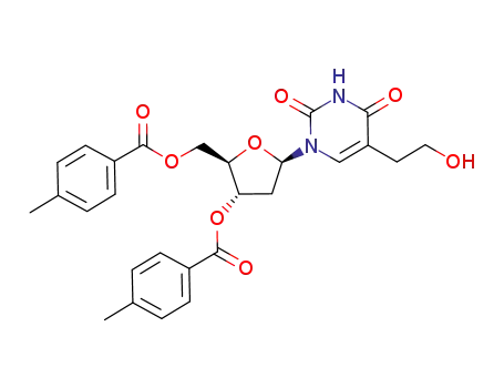 3',5'-DI-O-(P-TOLUOYL)-5-(2-HYDROXYETHYL)-2'-DEOXYURIDINE