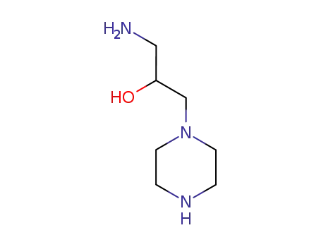 Molecular Structure of 186343-40-8 (1-Piperazineethanol,  -alpha--(aminomethyl)-)