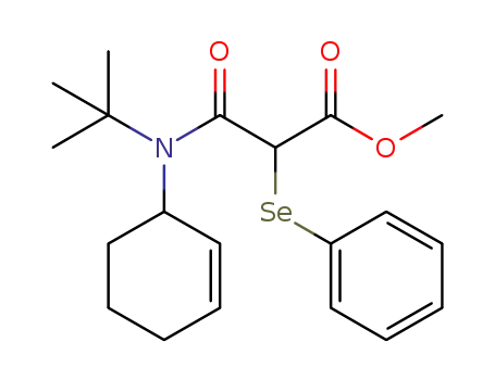 methyl 3-(t-butyl(cyclohex-2-enyl)amino)-3-oxo-2-(phenylseleno)propanoate