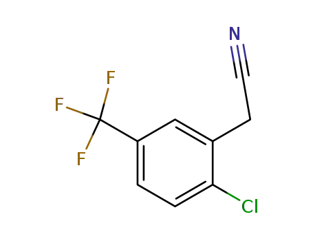 Molecular Structure of 22902-88-1 (2-CHLORO-5-(TRIFLUOROMETHYL)PHENYLACETONITRILE)