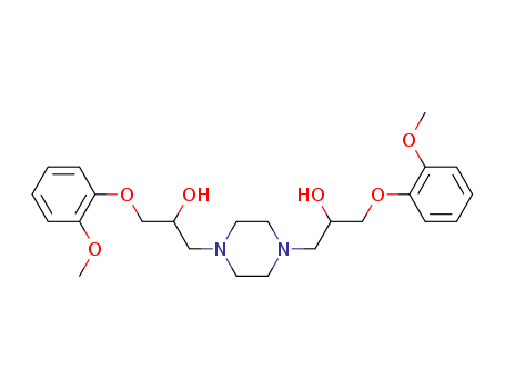 α,α-Bis[(2-Methoxyphenoxy)methyl]-1,4-piperazinediethanol