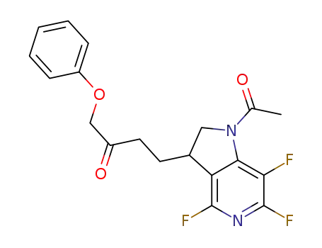 4-(1-acetyl-4,6,7-trifluoro-2,3-dihydro-1H-pyrrolo[3,2-c]pyridin-3-yl)-1-phenoxybutan-2-one