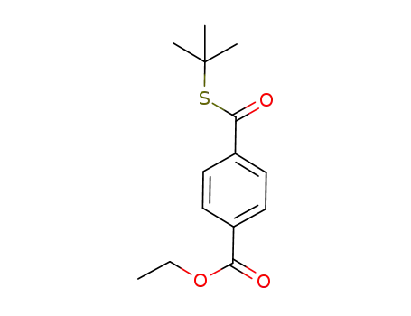ethyl 4-(tert-butylthiocarbonyl)benzoate