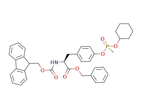 Fmoc-tyrosine(O-cyclohexyl methylphosphonate) benzyl ester